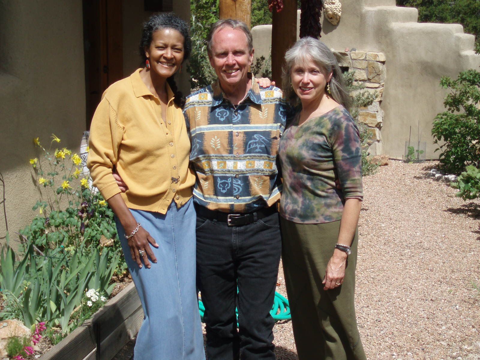 Donna Brennan, Don Hynes and wife Linda in New Mexico